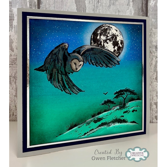 Woodware On Silent Wings A6 Clear Stamp Set