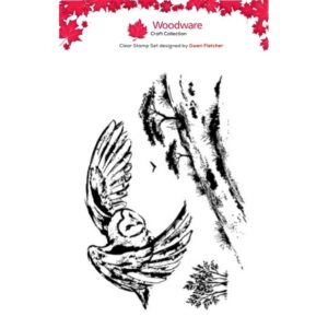 Woodware On Silent Wings A6 Clear Stamp Set