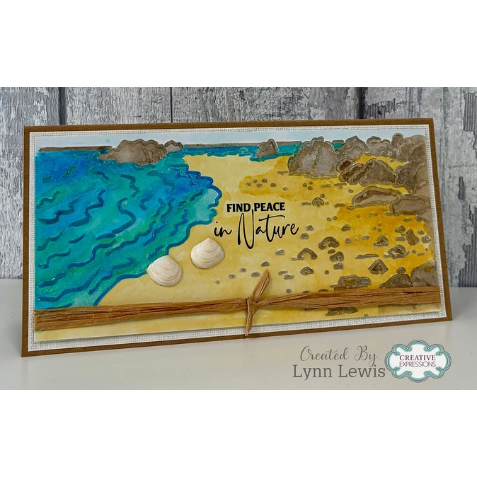 Woodware Song of the Shore DL Stencil