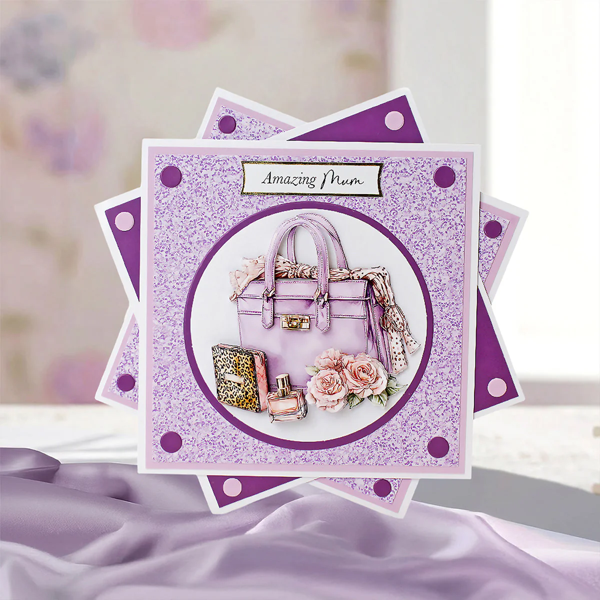 Die Cut Decoupage - Lavender Luxe Glamour - Image 3