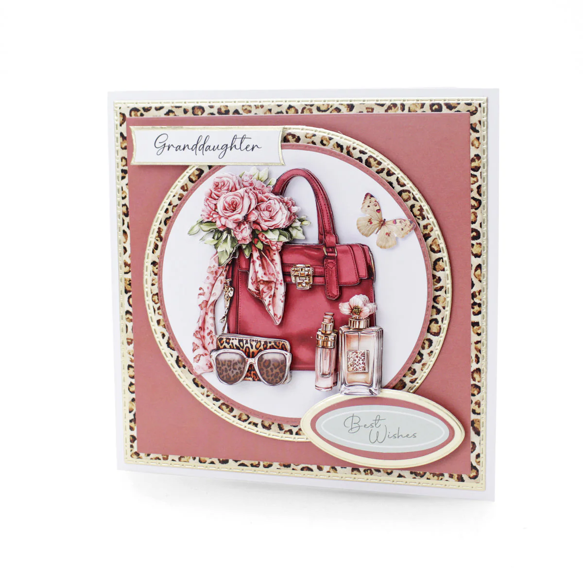 Die Cut Decoupage - Blush & Bloom Beauty Bag - Image 4