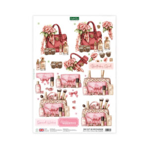 Die Cut Decoupage - Blush & Bloom Beauty Bag