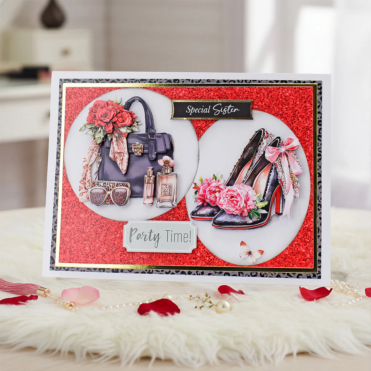 Die Cut Decoupage - Stilettos in Bloom - Image 3