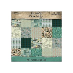 Tim Holtz Idea-ology - Palette Collection: Teal (8"x8")