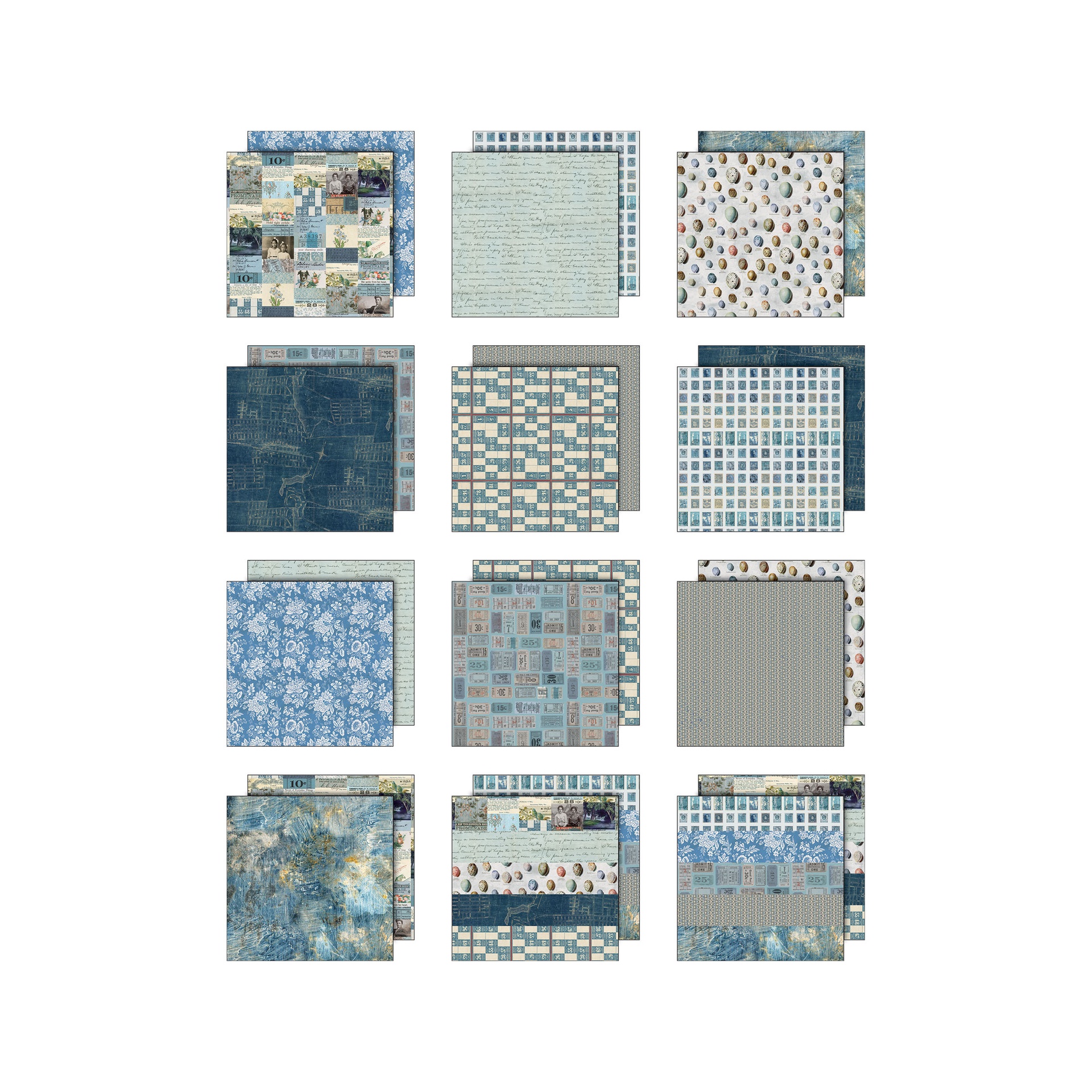 Tim Holtz Idea-ology - Palette Collection: Blue (8
