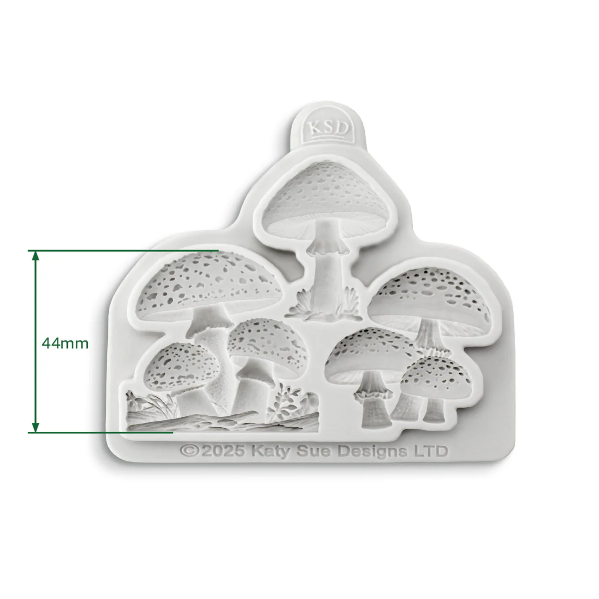 Cosmic Shimmer Toadstool Trio Silicone Mould - Image 2