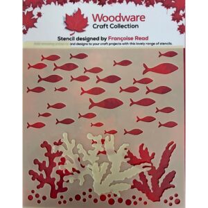 Woodware Under The Sea 6x6" Stencil