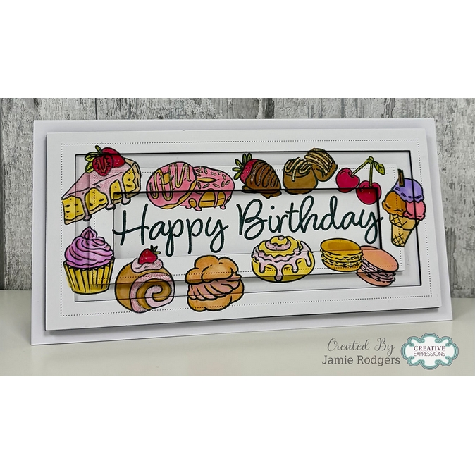 Creative Expressions Birthday Treats DL Clear Stamp - Image 2