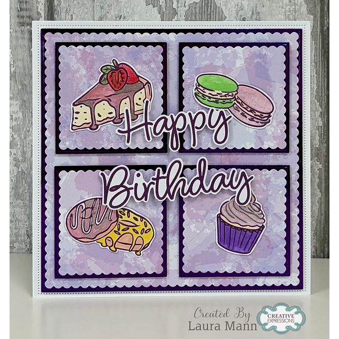Creative Expressions Birthday Treats DL Clear Stamp