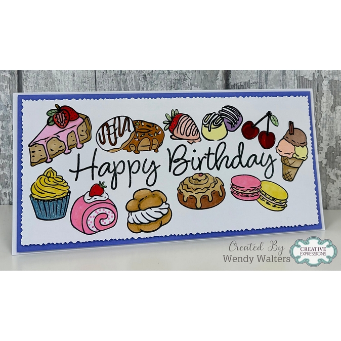Creative Expressions Birthday Collection Clear Stamps - Image 3