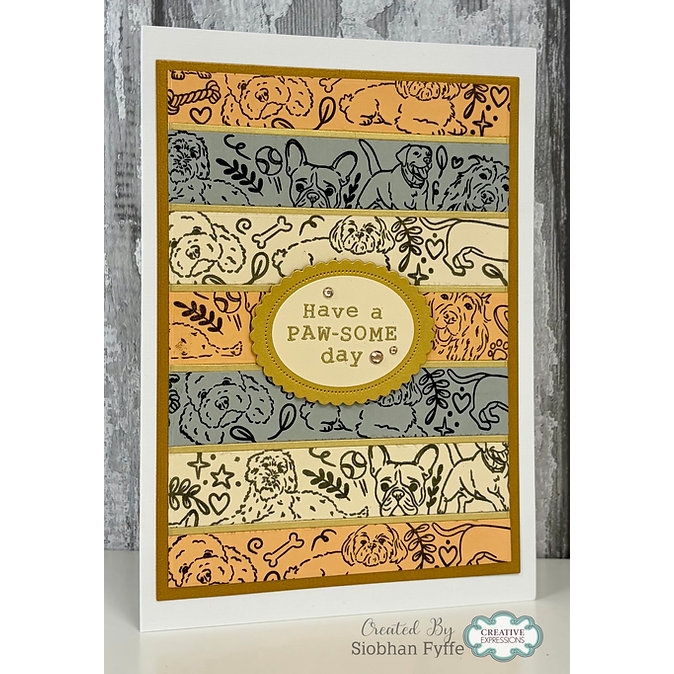 Creative Expressions Birthday Dogs DL Clear Stamp - Image 2