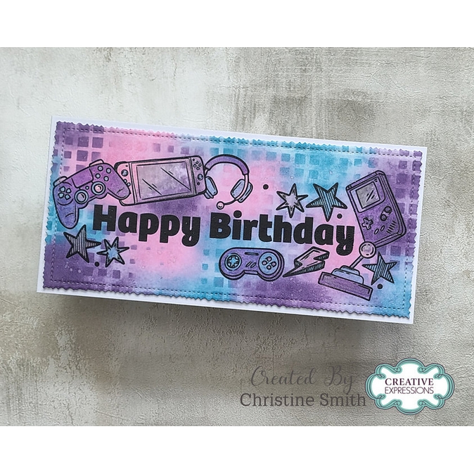 Creative Expressions Birthday Collection Clear Stamps - Image 11