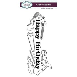 Creative Expressions Birthday Tools DL Clear Stamp