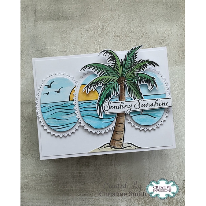 Sue Wilson - A Day At The Beach A5 Clear Stamp Set