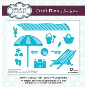 Sue Wilson - Beach Accessories Craft Dies