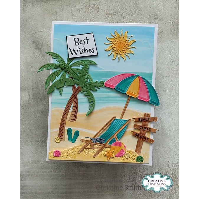Sue Wilson - Beach Accessories Craft Dies