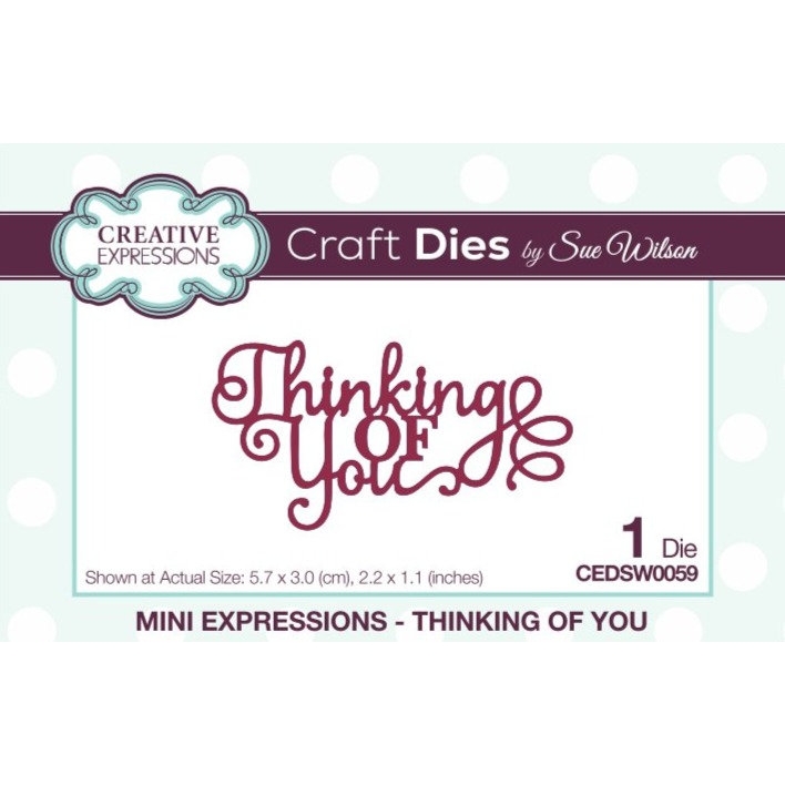 Sue Wilson - Thinking Of You Craft Die