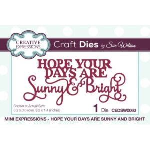 Sue Wilson - Hope Your Days Are Sunny & Bright