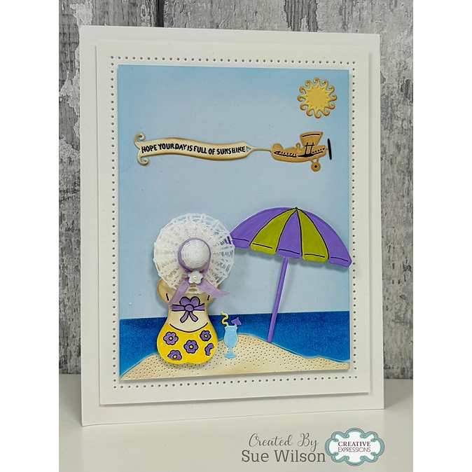 Beach Hats - White Embellishments By Creative Expressions