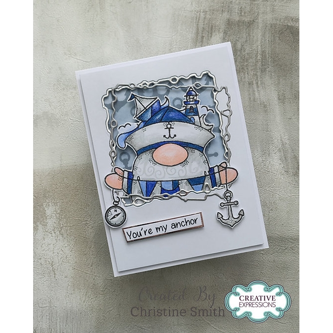 Woodware Ahoy Captain A6 Clear Stamp Set - Image 3