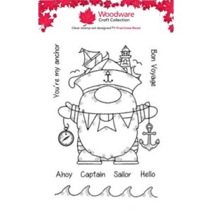 Woodware Ahoy Captain A6 Clear Stamp Set