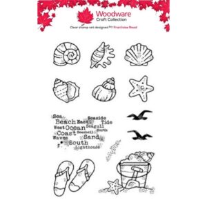Woodware Seashells A6 Clear Stamp Set