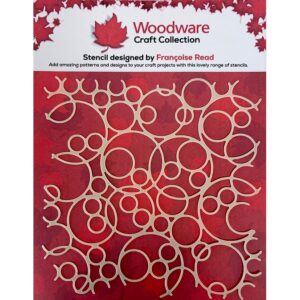 Woodware Bubble Mesh 6x6" Stencil