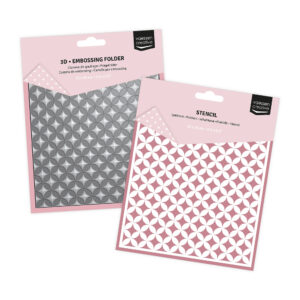 Vaessen Creative Graphic Stars 3D Folder & Stencil set