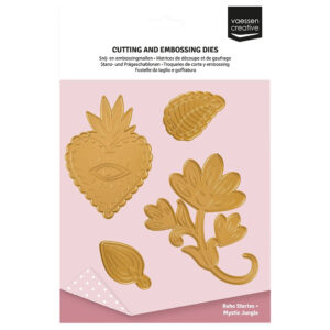 Vaessen Creative Cutting and Embossing Dies Mystic Jungle 4pcs