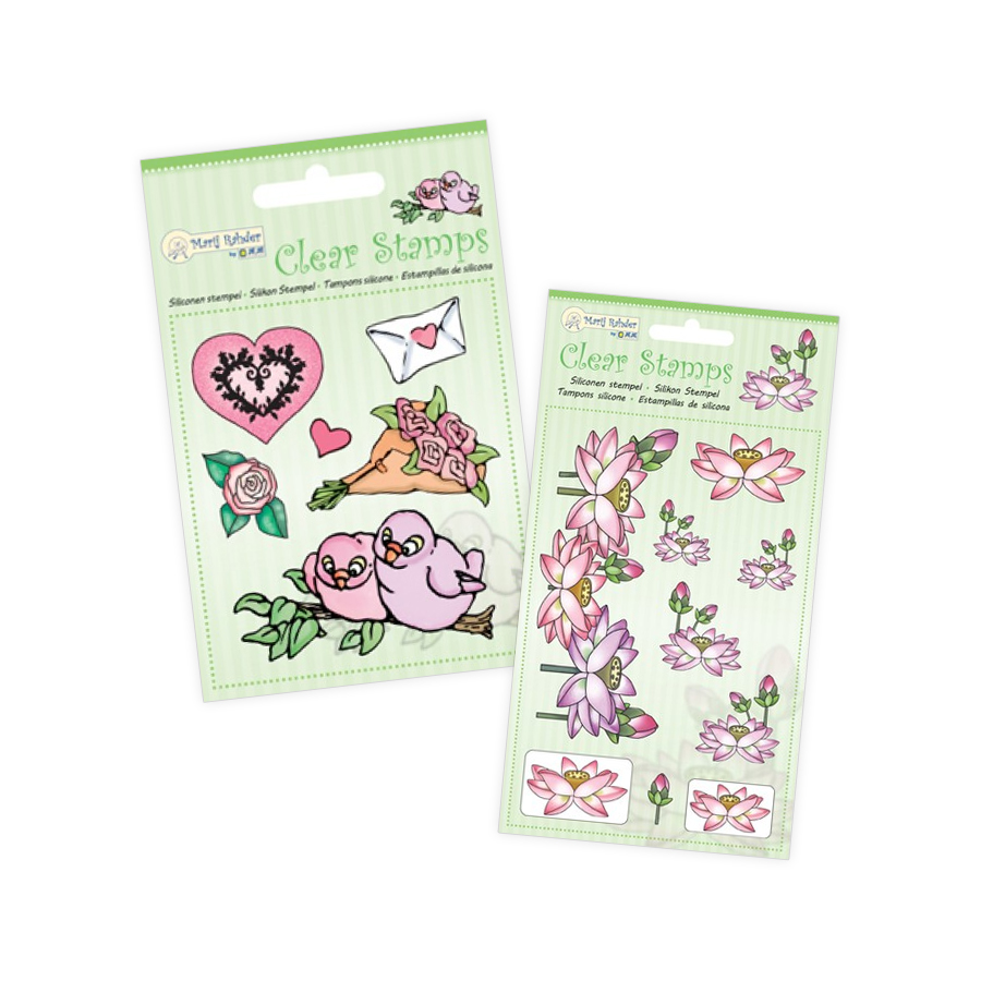 Marij Rahder Clear Stamps Birds & Butterfly set
