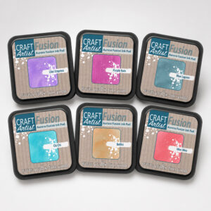 Craft Artist Aurora Fusion Ink Pads - Full Set of 6 New Colours