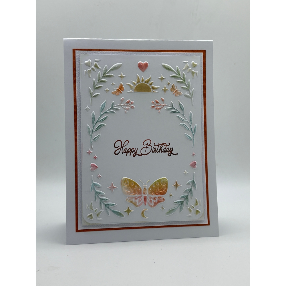 Vaessen Creative 3D Embossing Folder + Stencil Twilight Tarot A6