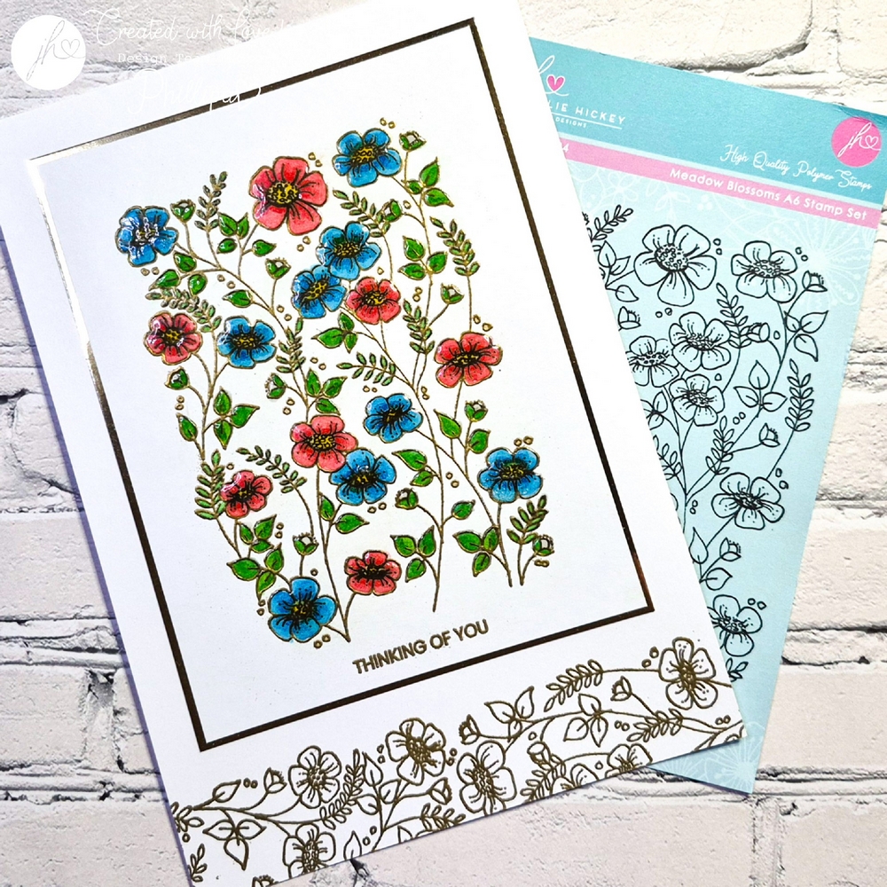 Julie Hickey Designs Meadow Blooms A6 Stamp Set