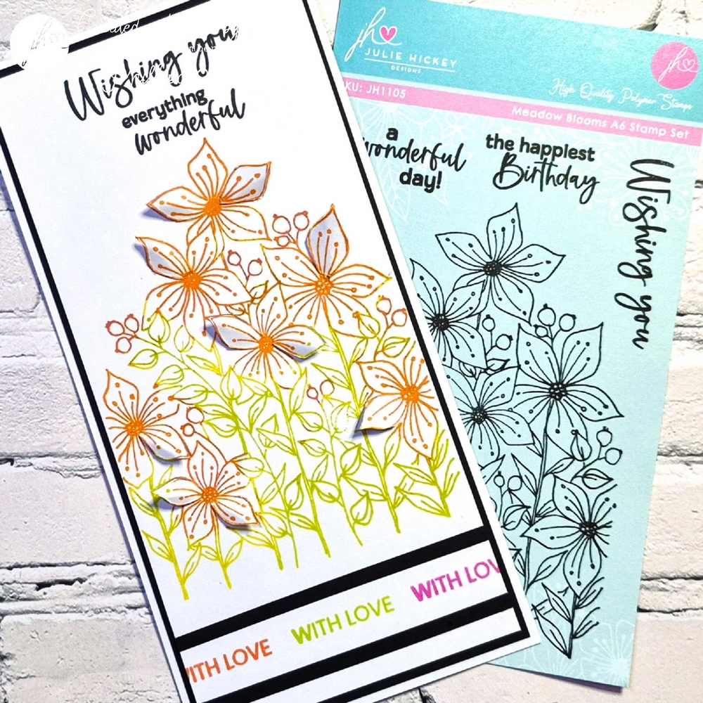 Julie Hickey Designs Meadow Blossoms A6 Stamp Set