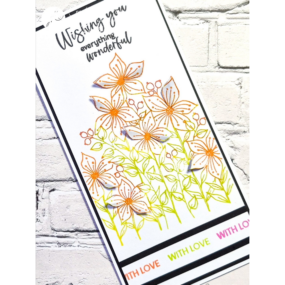 Julie Hickey Designs Meadow Blossoms A6 Stamp Set - Image 13