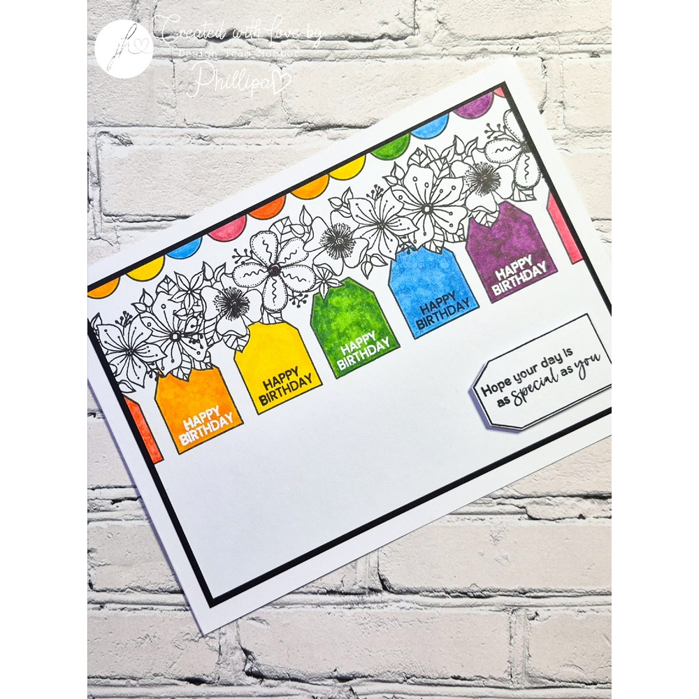 Julie Hickey Designs Meadow Borders A6 Stamp Set - Image 3