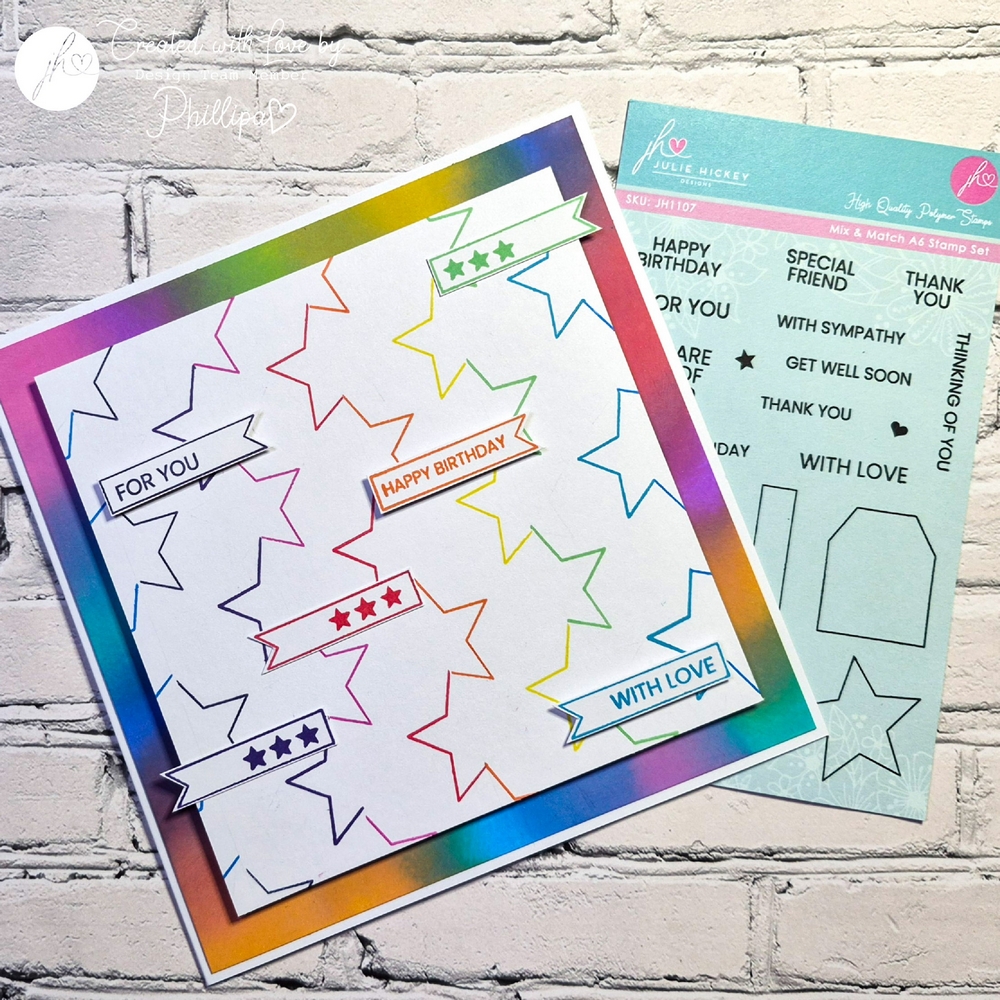 Julie Hickey Designs Mix & Match A6 Stamp Set