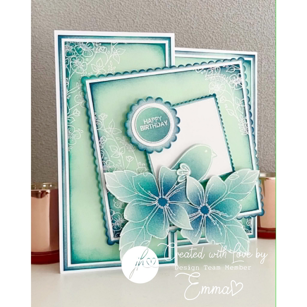 Julie Hickey Designs Meadow Blooms A6 Stamp Set - Image 2
