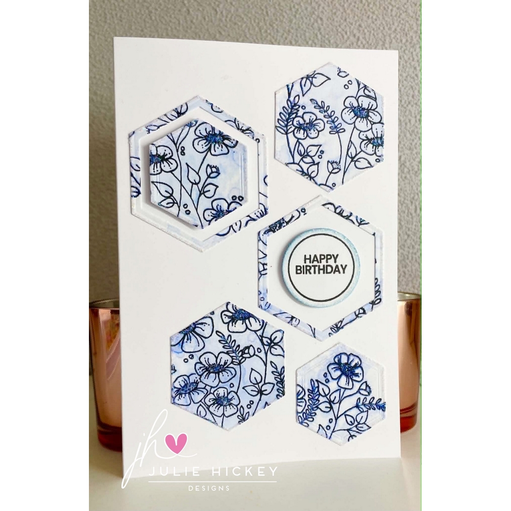 Julie Hickey Designs Meadow Blooms A6 Stamp Set - Image 7