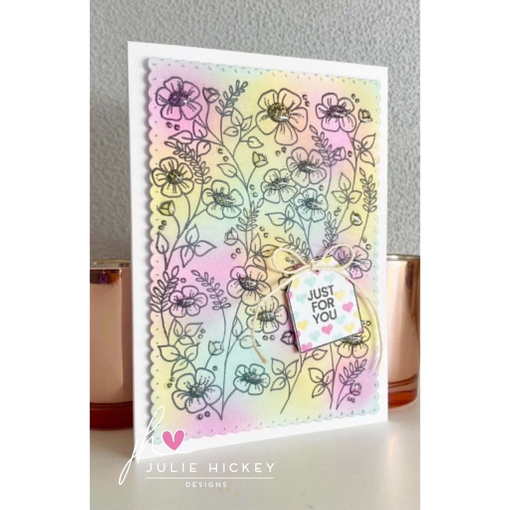 Julie Hickey Designs Meadow Blooms A6 Stamp Set - Image 6