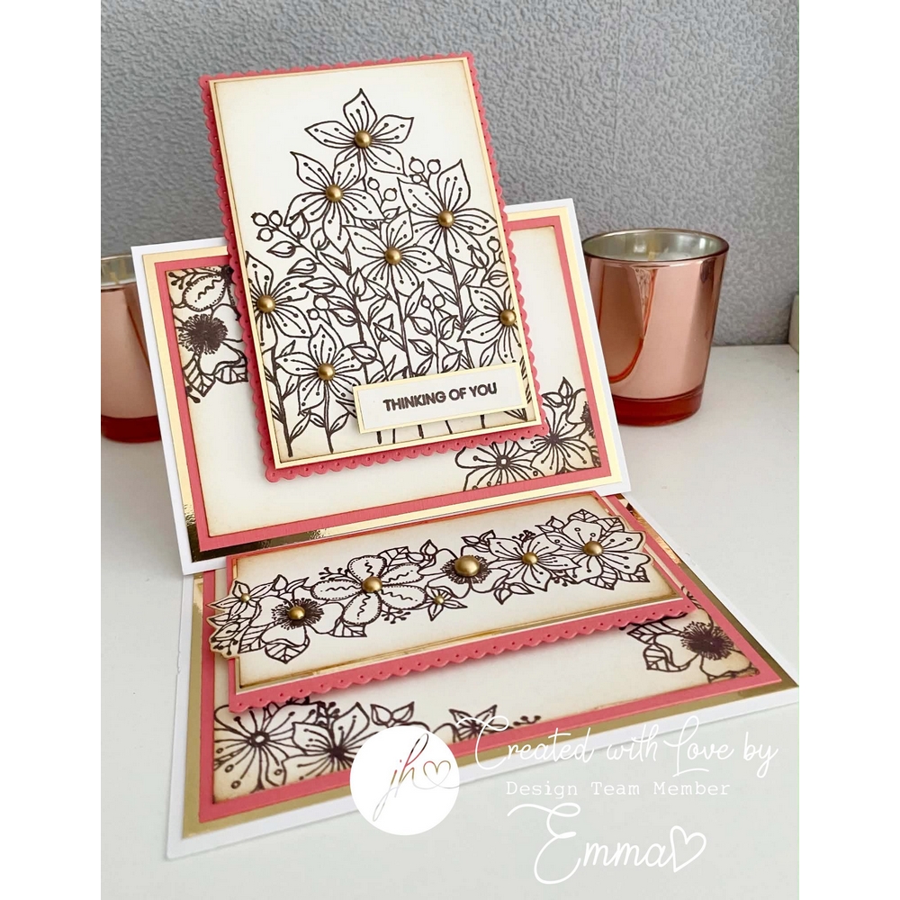Julie Hickey Designs Meadow Blossoms A6 Stamp Set - Image 3