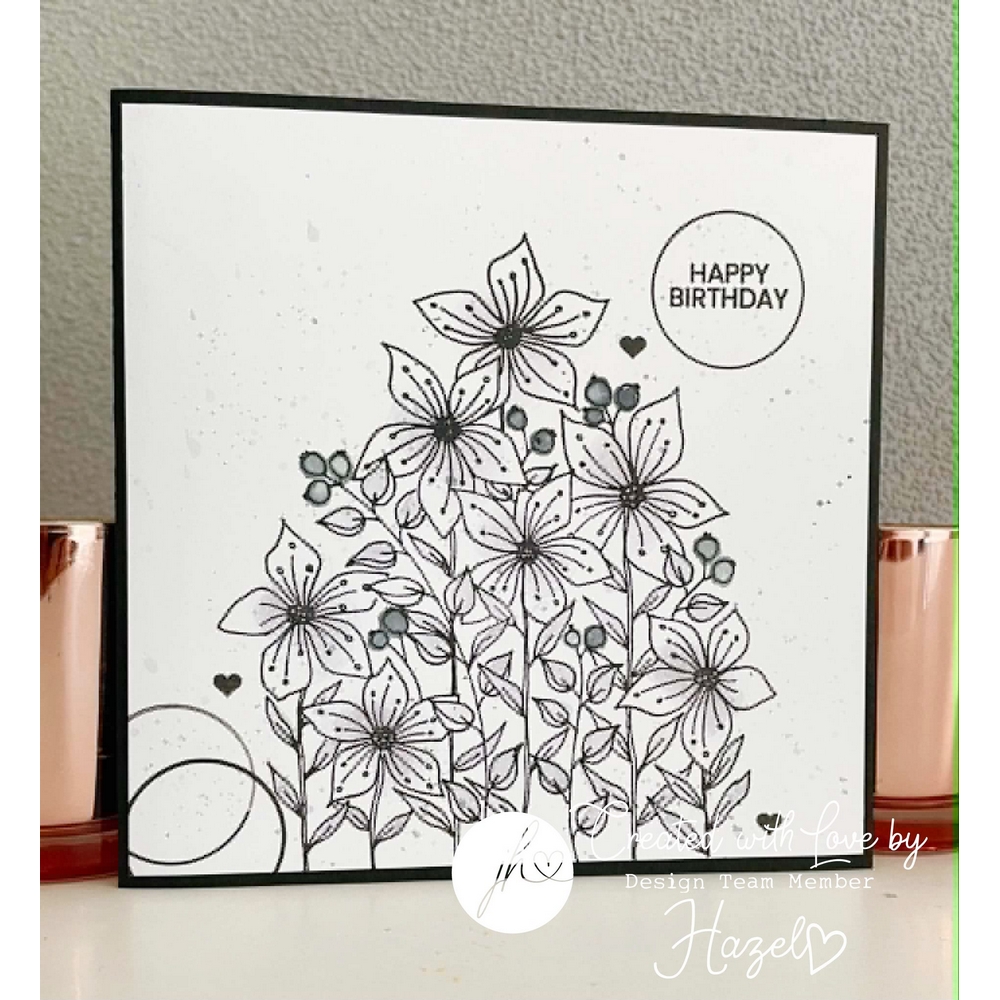 Julie Hickey Designs Meadow Blossoms A6 Stamp Set - Image 4