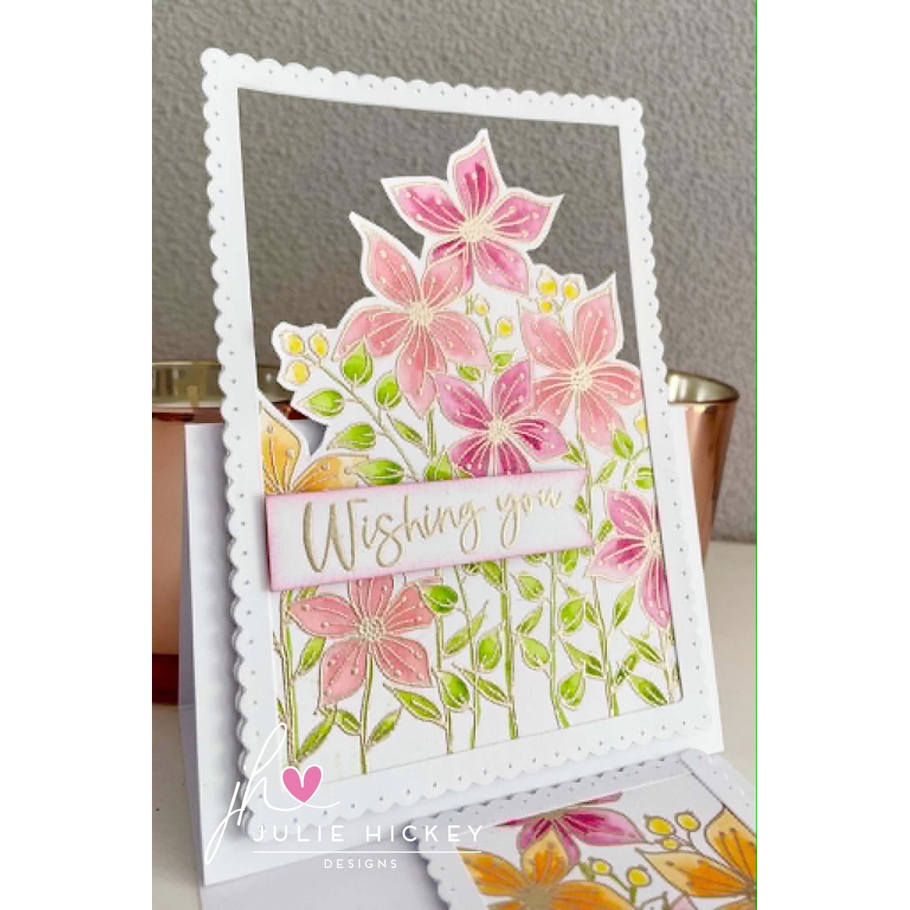 Julie Hickey Designs Meadow Blossoms A6 Stamp Set - Image 7