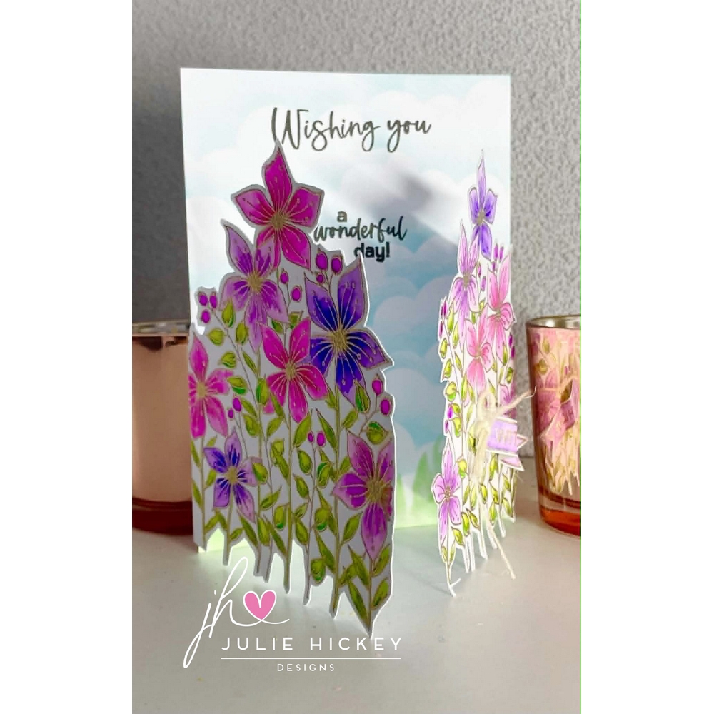 Julie Hickey Designs Meadow Blossoms A6 Stamp Set - Image 9
