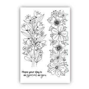 Julie Hickey Designs Meadow Borders A6 Stamp Set