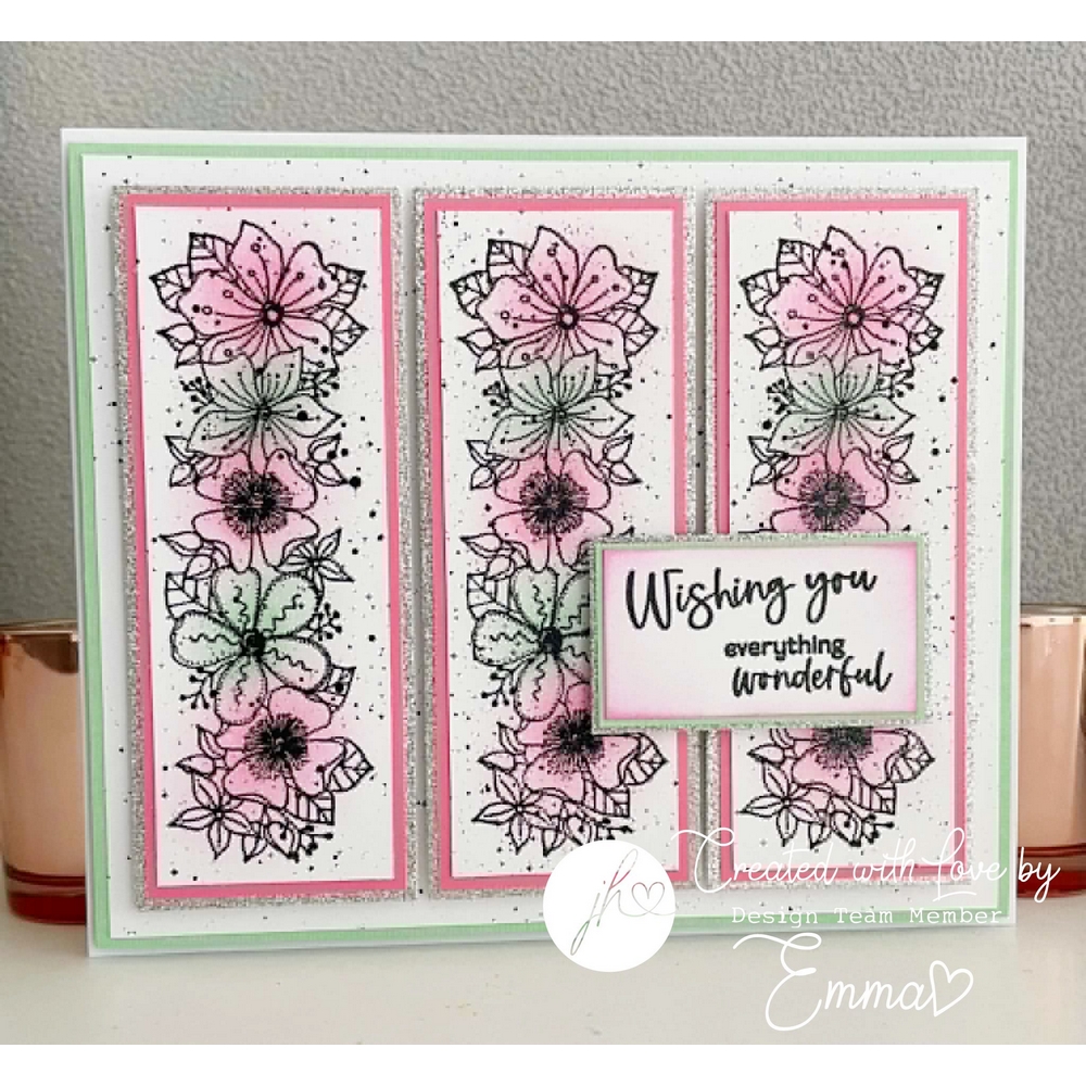 Julie Hickey Designs Meadow Borders A6 Stamp Set - Image 2