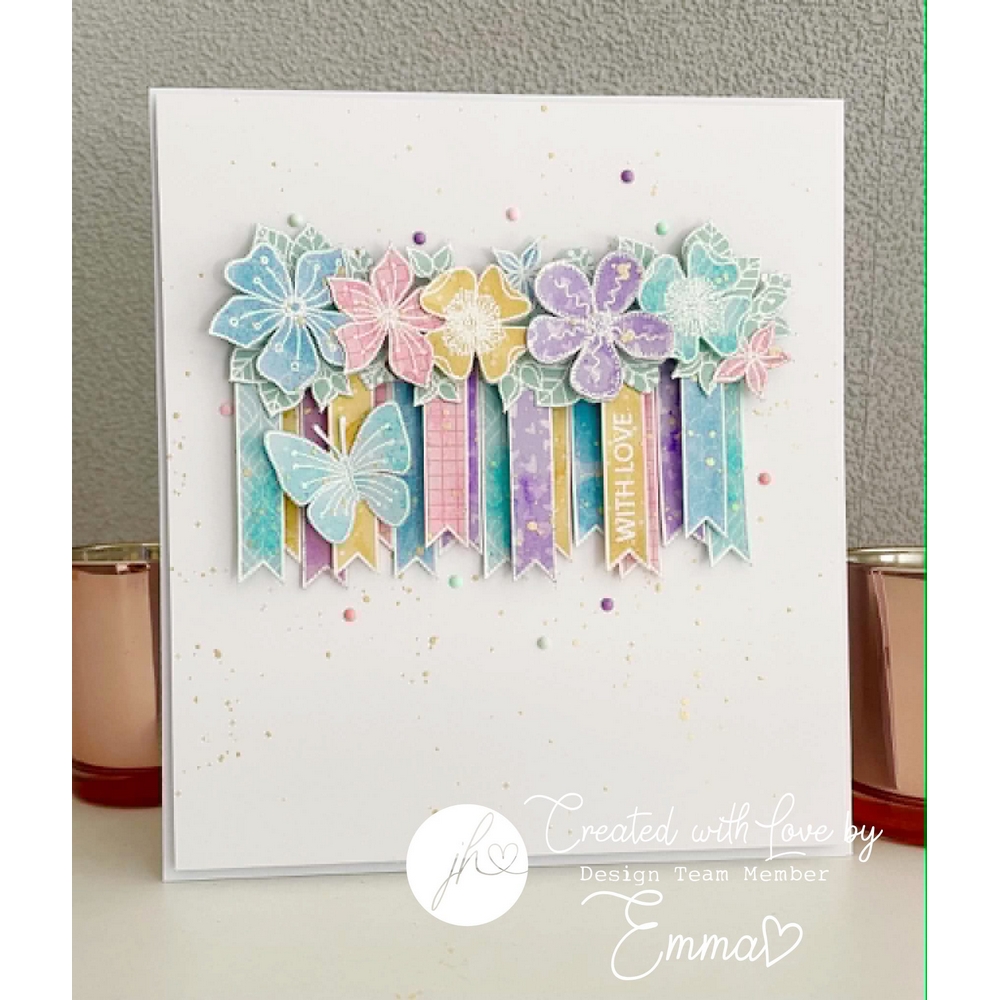 Julie Hickey Designs Meadow Borders A6 Stamp Set - Image 14