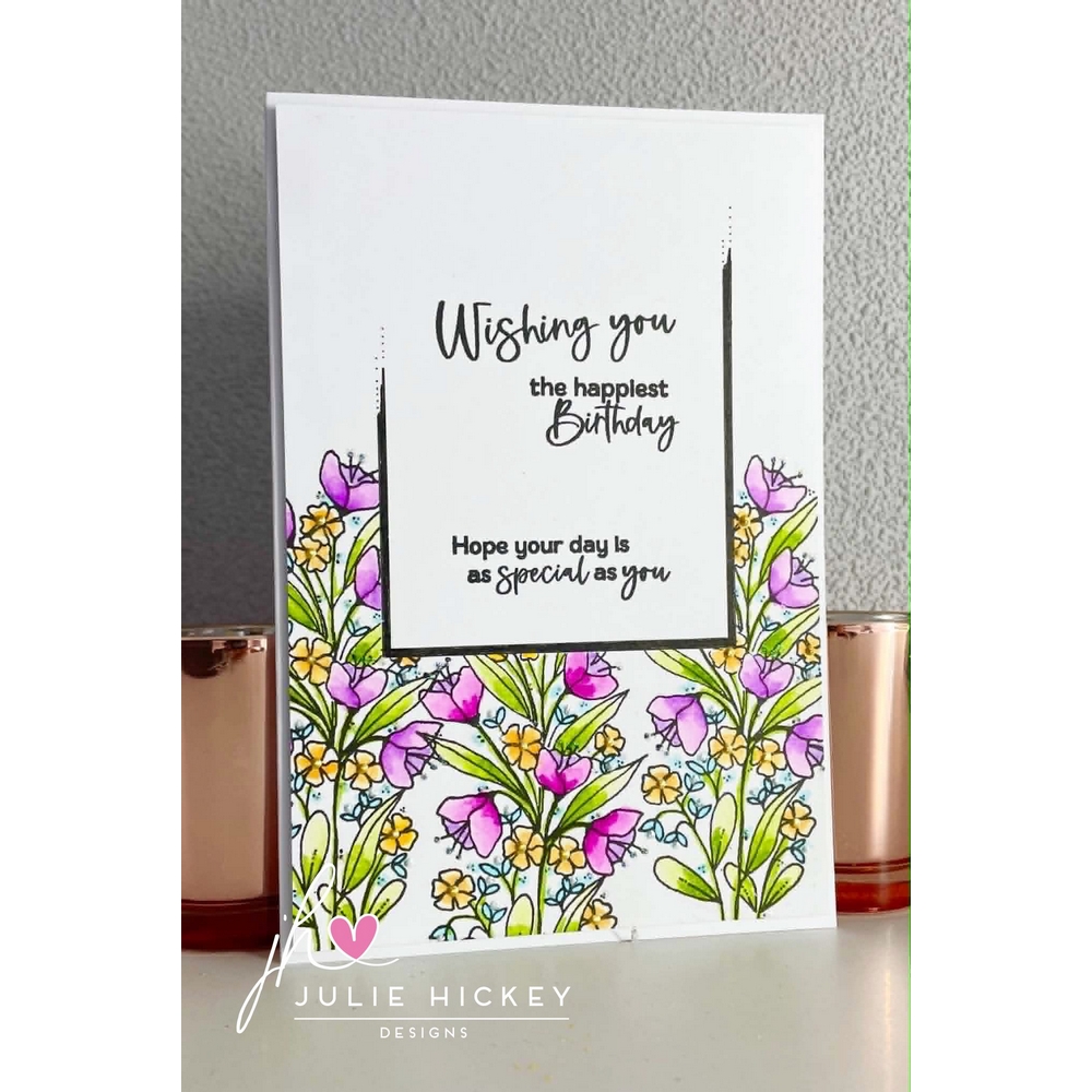 Julie Hickey Designs Meadow Borders A6 Stamp Set - Image 11