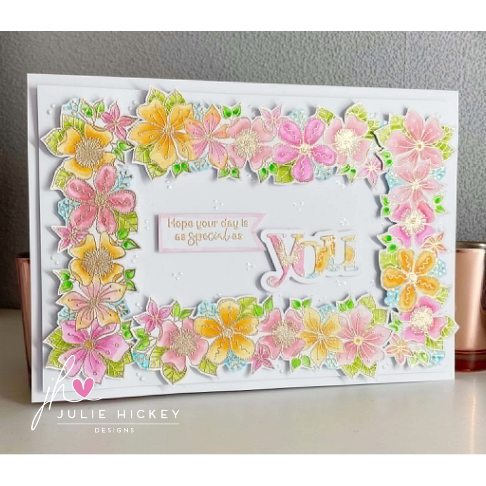 Julie Hickey Designs Meadow Borders A6 Stamp Set - Image 9