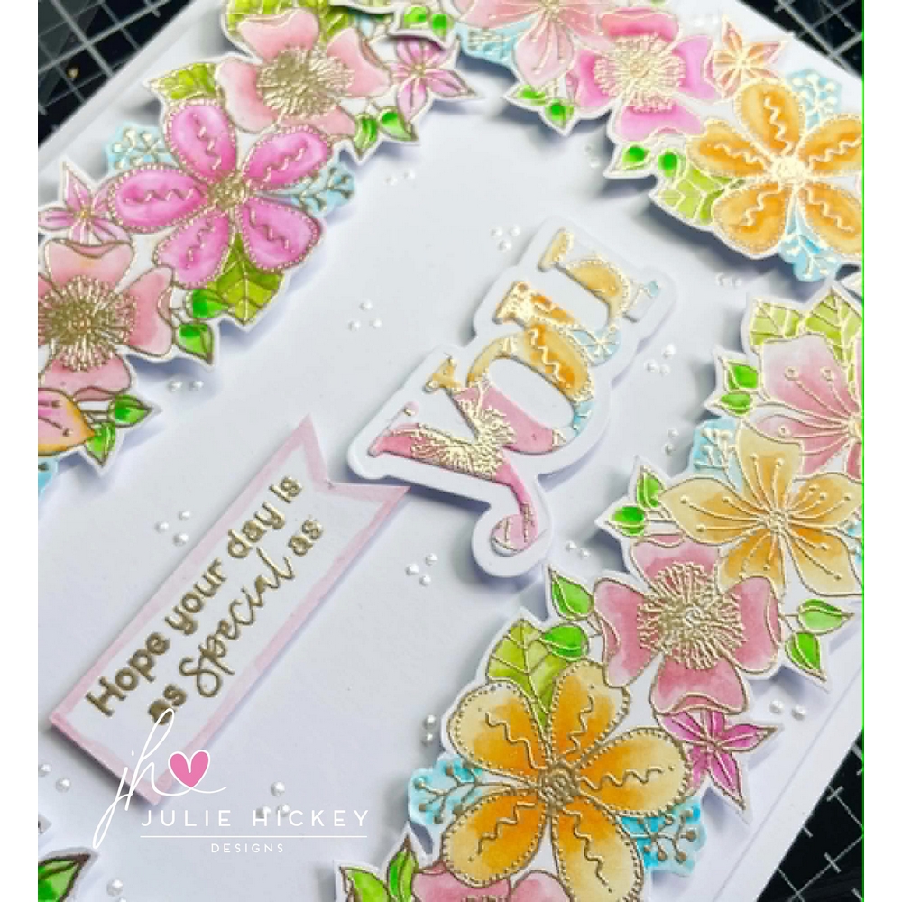 Julie Hickey Designs Meadow Borders A6 Stamp Set - Image 8